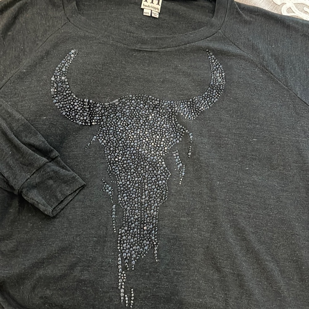 Haute Hippie crystal top